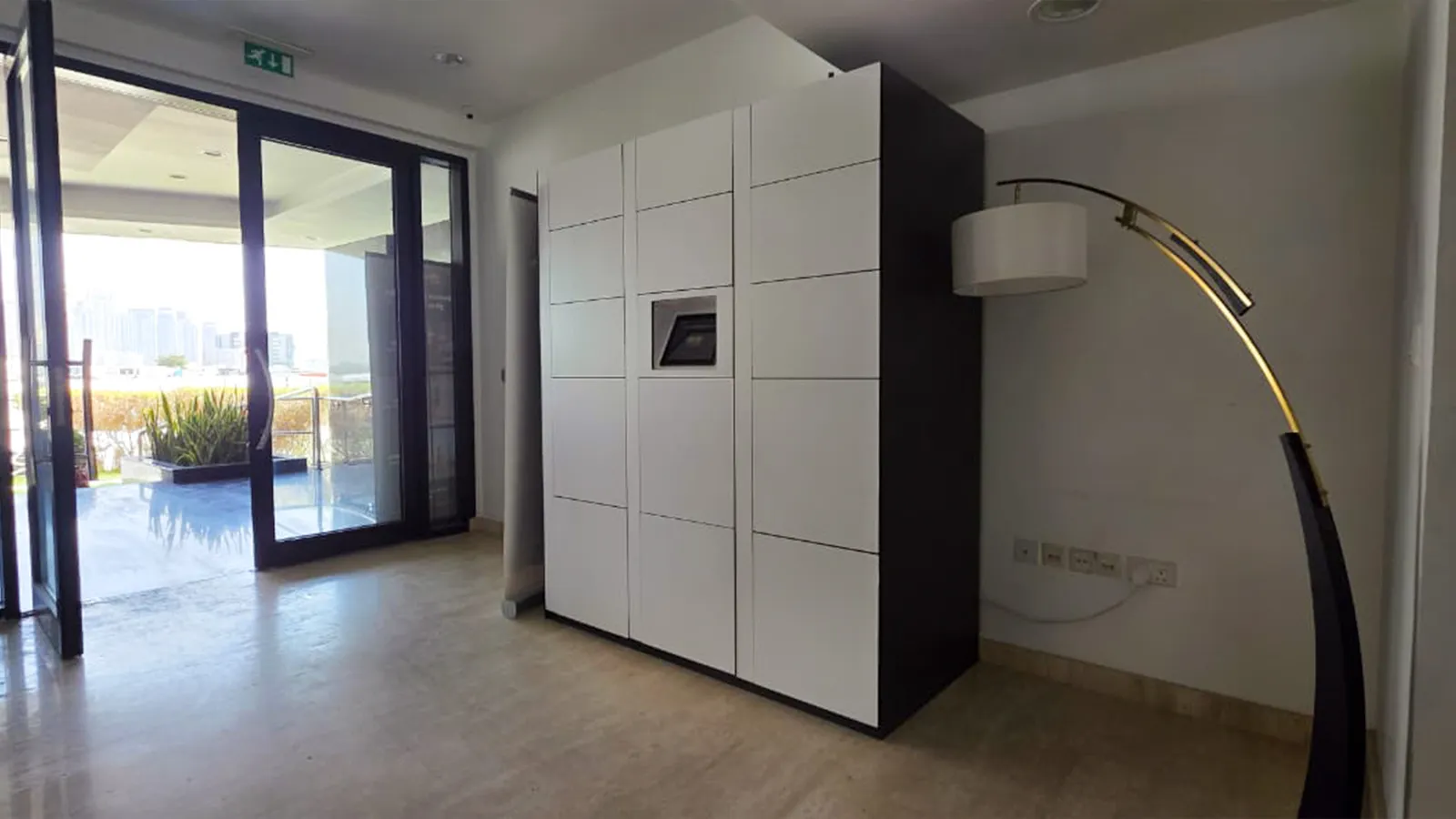 Marbella Holiday Homes locker wall